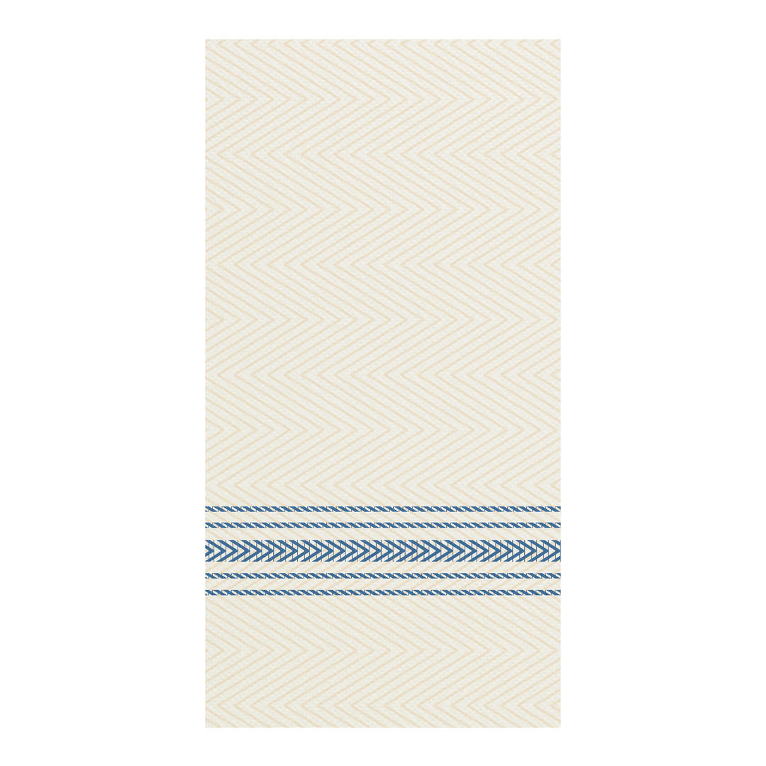 Hoffmaster Dinner Napkin Blue And White-100 Each-8/Case