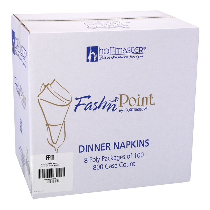 Hoffmaster Dinner Napkin Blue And White-100 Each-8/Case