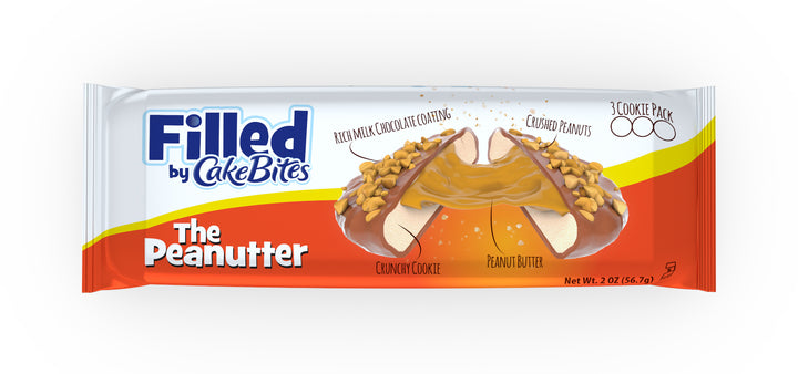 Cakebites The Peanutter-2.12 oz.-8/Box-9/Case