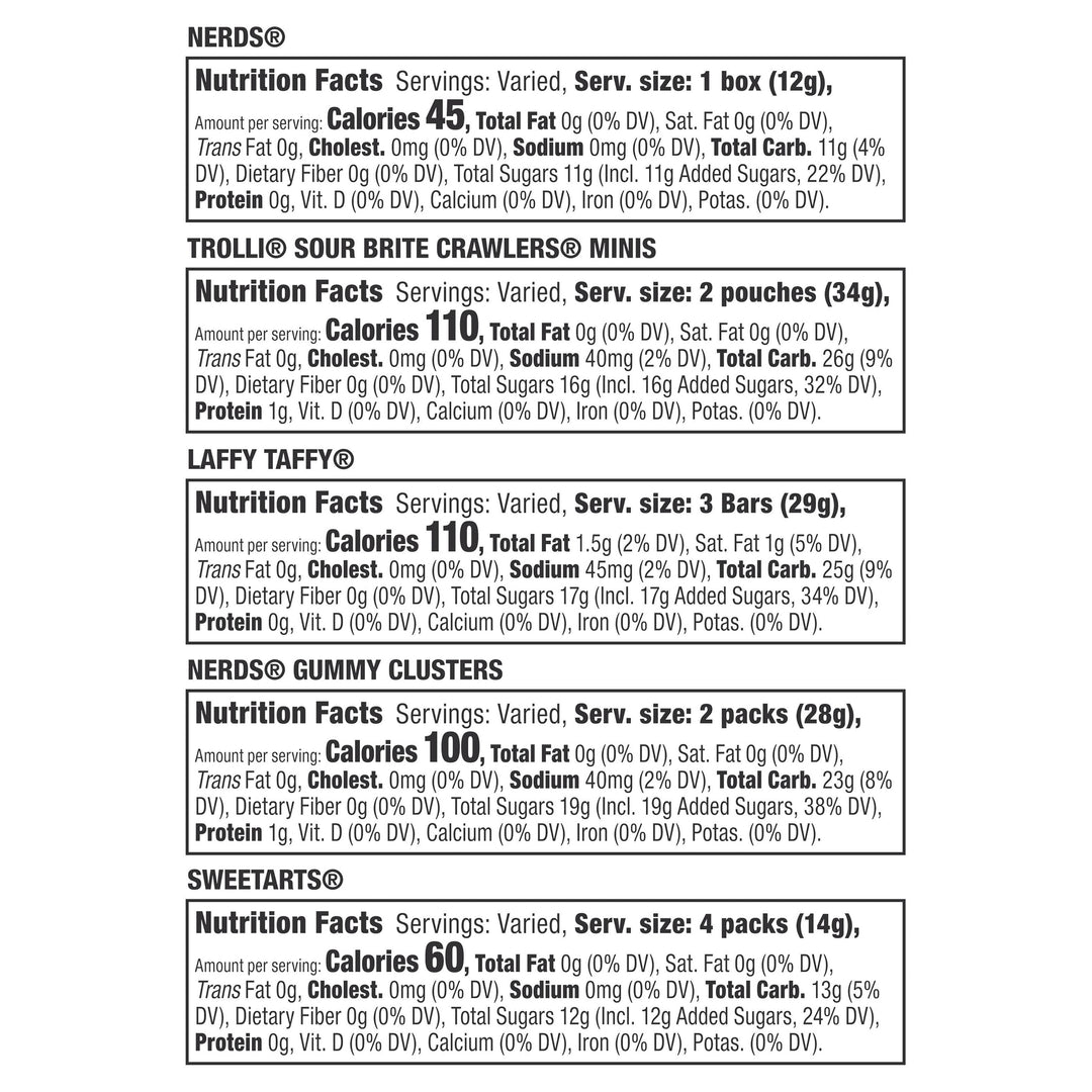 Sweetarts Ferrara Assorted Party Mix Mixed-28.26 oz.-4/Case