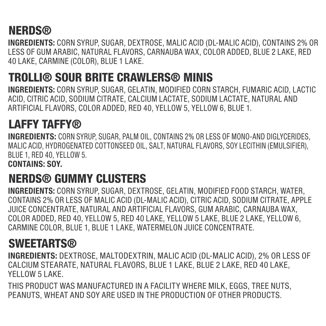 Sweetarts Ferrara Assorted Party Mix Mixed-28.26 oz.-4/Case