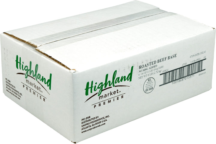 Highland Market Premier Roasted Beef Base-6 Count-1/Case