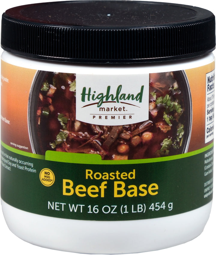 Highland Market Premier Roasted Beef Base-6 Count-1/Case