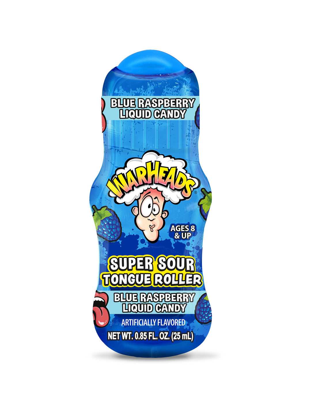 Warheads Super Sour Tongue Roller Case-0.85 fl. oz.-12/Box-18/Case