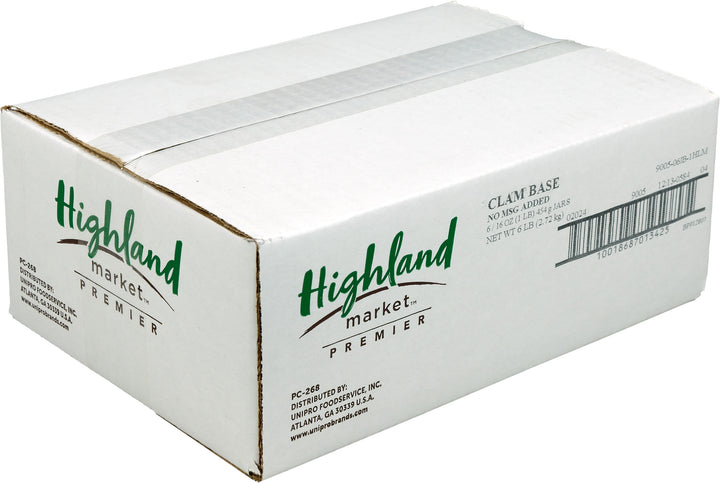 Highland Market Premier Clam Base-6 Count-1/Case