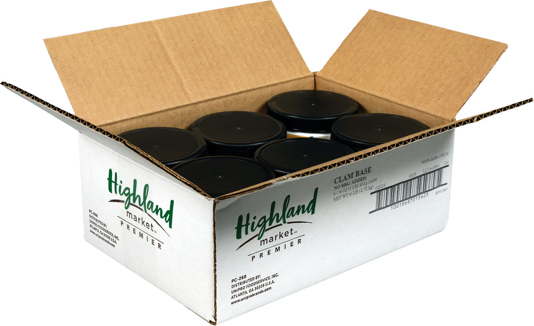 Highland Market Premier Clam Base-6 Count-1/Case