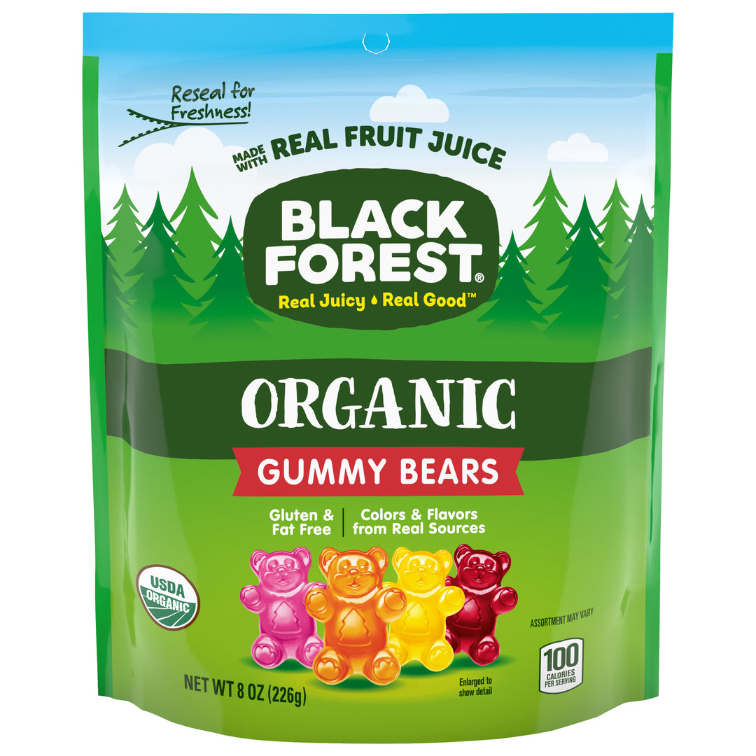 Bfo - Confections Organic Gummy Bears Stand Up-8 oz.-6/Case