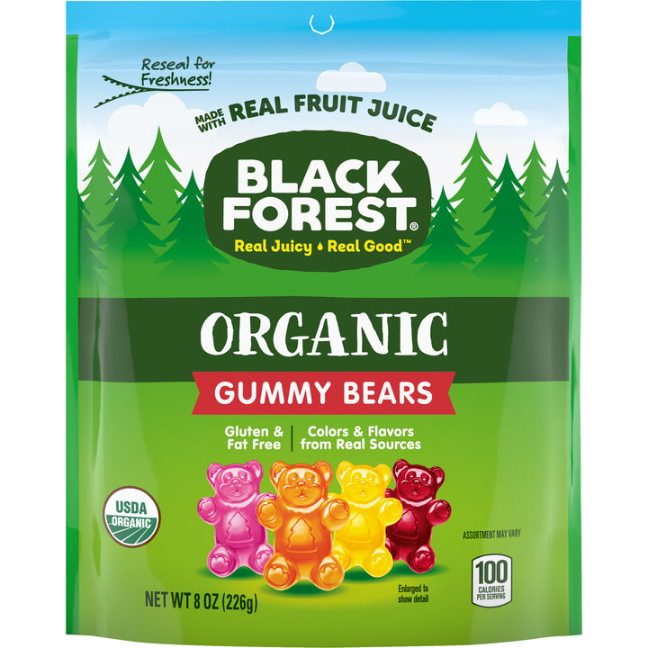 Bfo - Confections Organic Gummy Bears Stand Up-8 oz.-6/Case