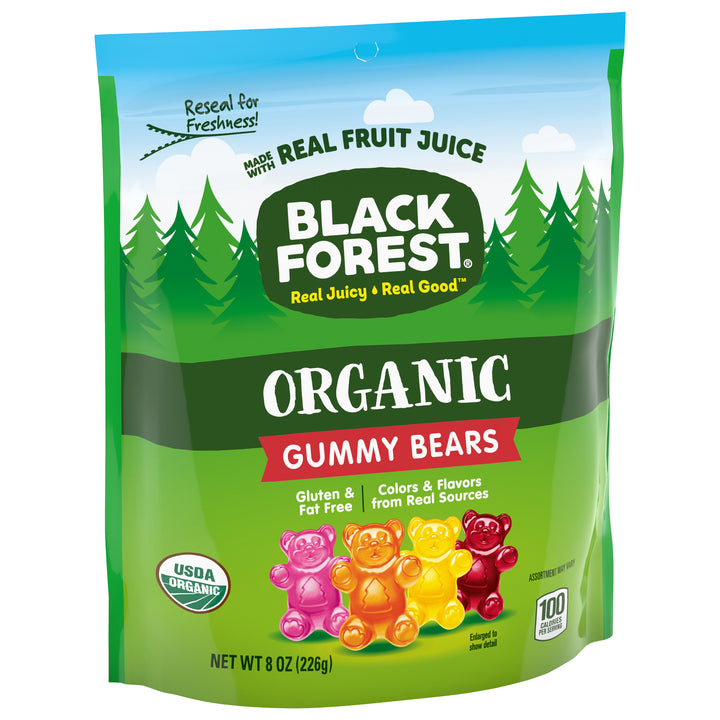 Bfo - Confections Organic Gummy Bears Stand Up-8 oz.-6/Case