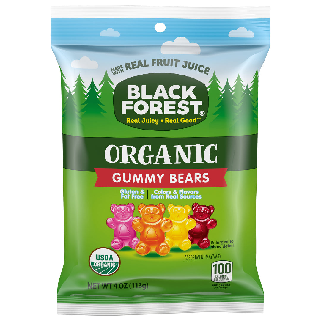 Bfo - Confections Organic Gummy Bears Peg-4 oz.-12/Case