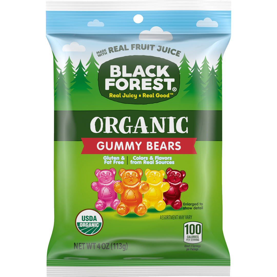 Bfo - Confections Organic Gummy Bears Peg-4 oz.-12/Case