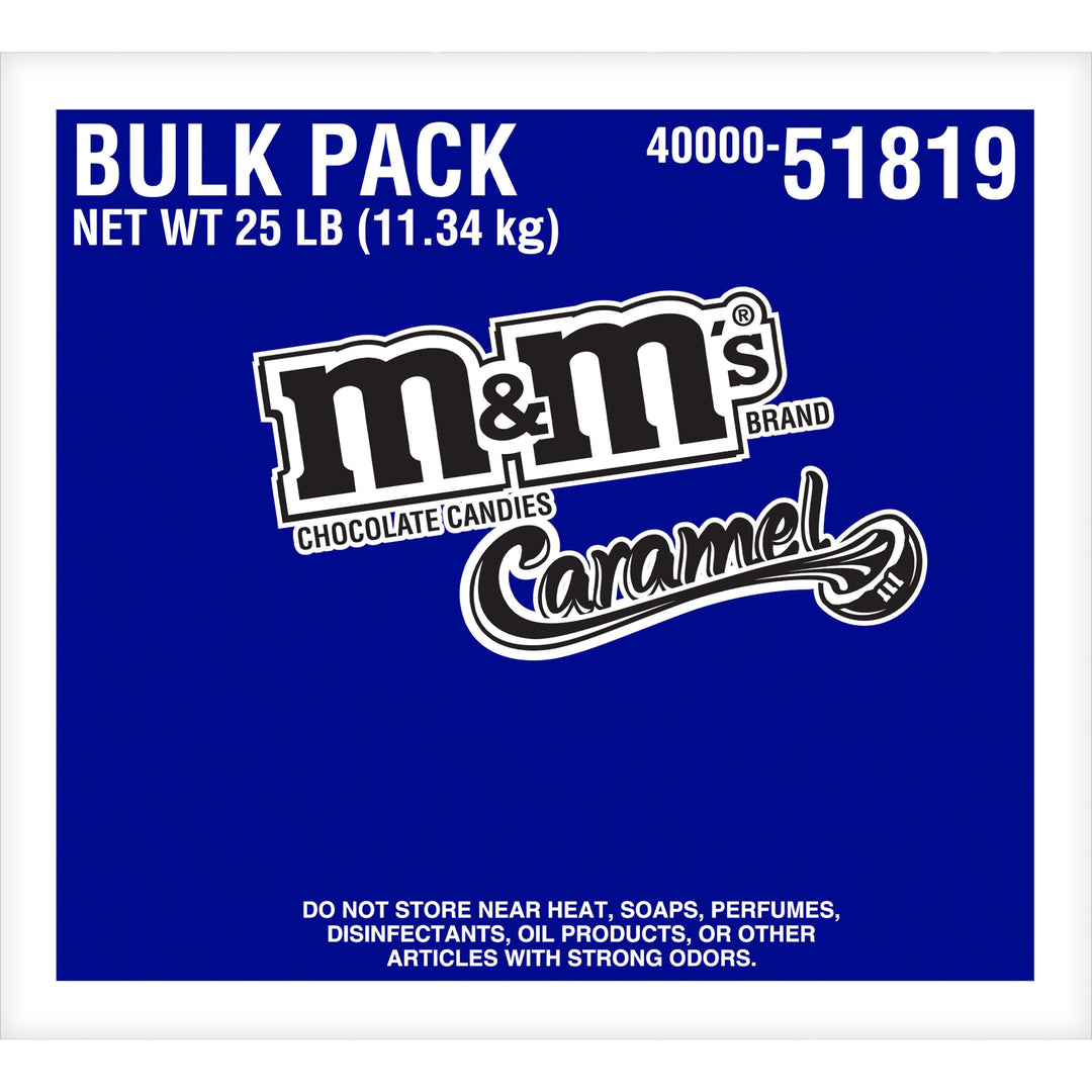 M&M's Bite Size Caramel-25 lbs.-1/Case