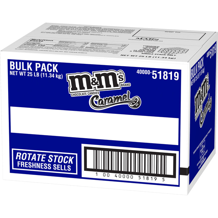 M&M's Bite Size Caramel-25 lbs.-1/Case