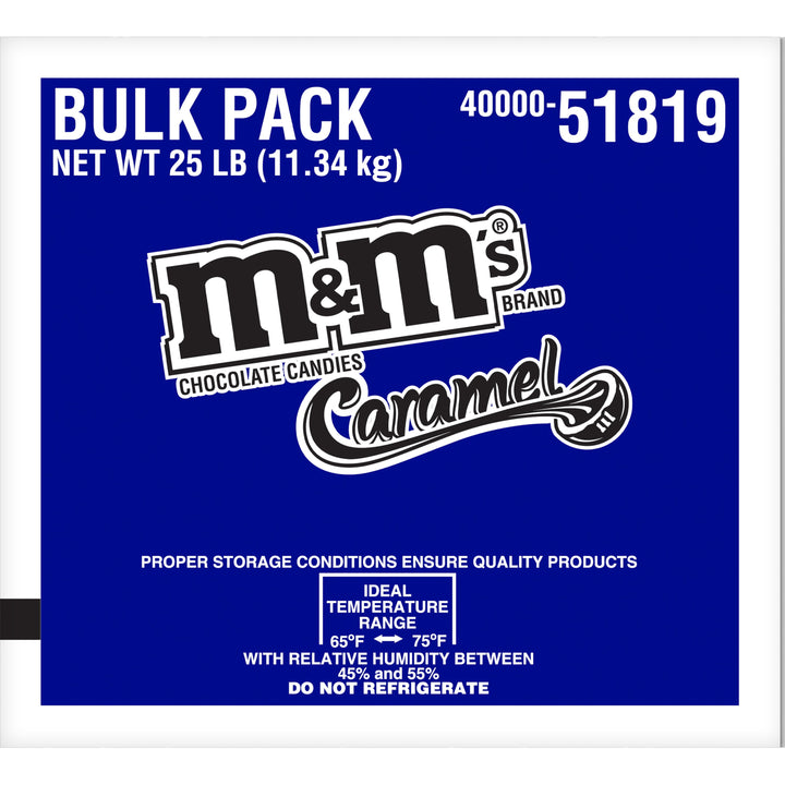 M&M's Bite Size Caramel-25 lbs.-1/Case