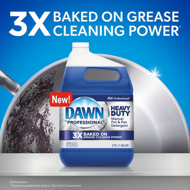 Dawn Professional Pot & Pan Heavy Duty Dish Detergent-1 Gallon-2/Case