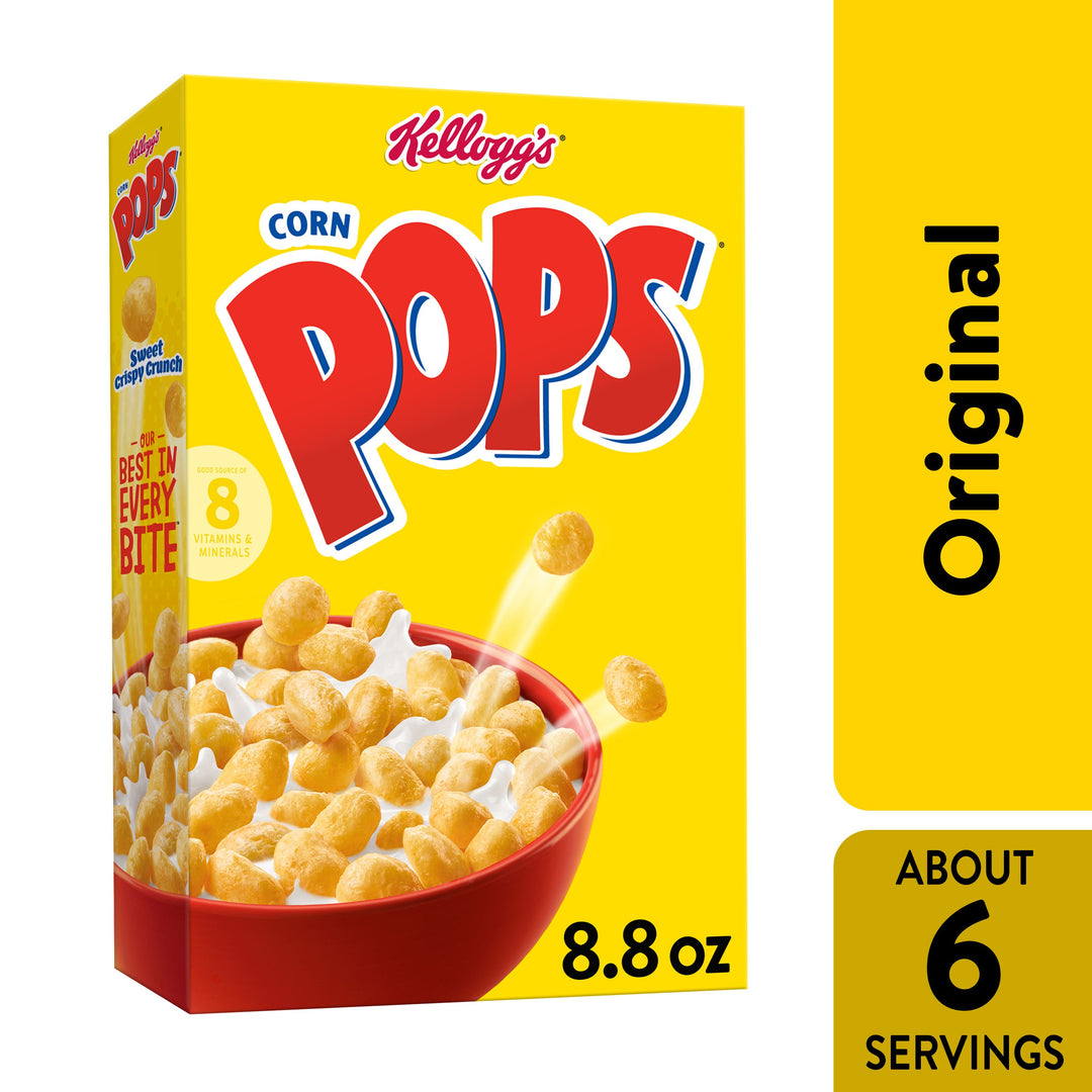 Kellogg's Corn Pops Original Cereal Box-8.8 oz.-18/Case