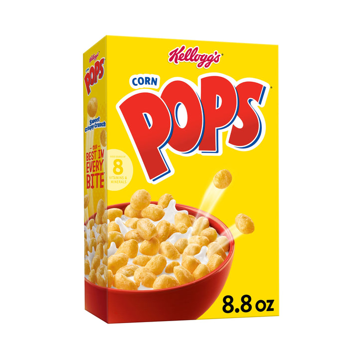 Kellogg's Corn Pops Original Cereal Box-8.8 oz.-18/Case