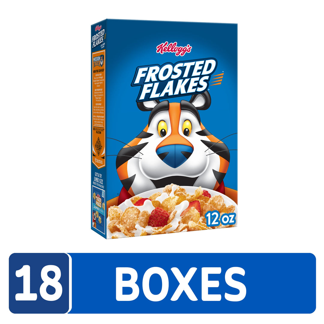 Kellogg's Frosted Flakes Original Cereal-12 oz.-18/Case