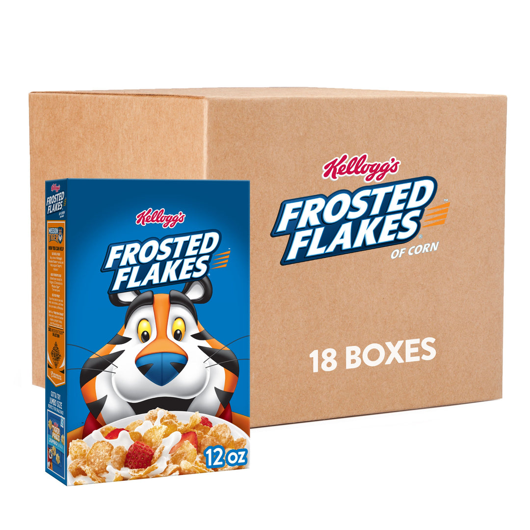 Kellogg's Frosted Flakes Original Cereal-12 oz.-18/Case