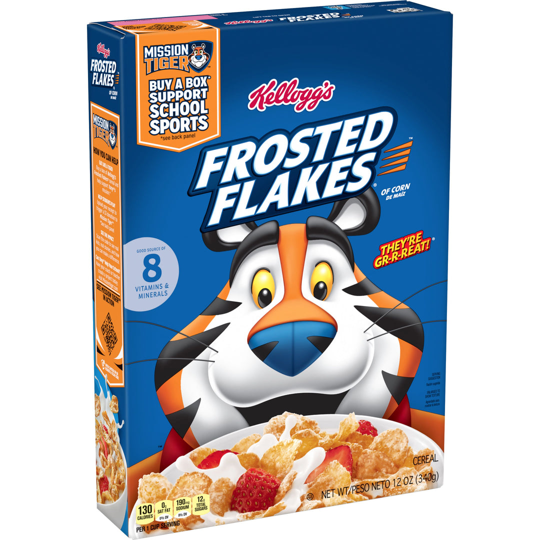 Kellogg's Frosted Flakes Original Cereal-12 oz.-18/Case