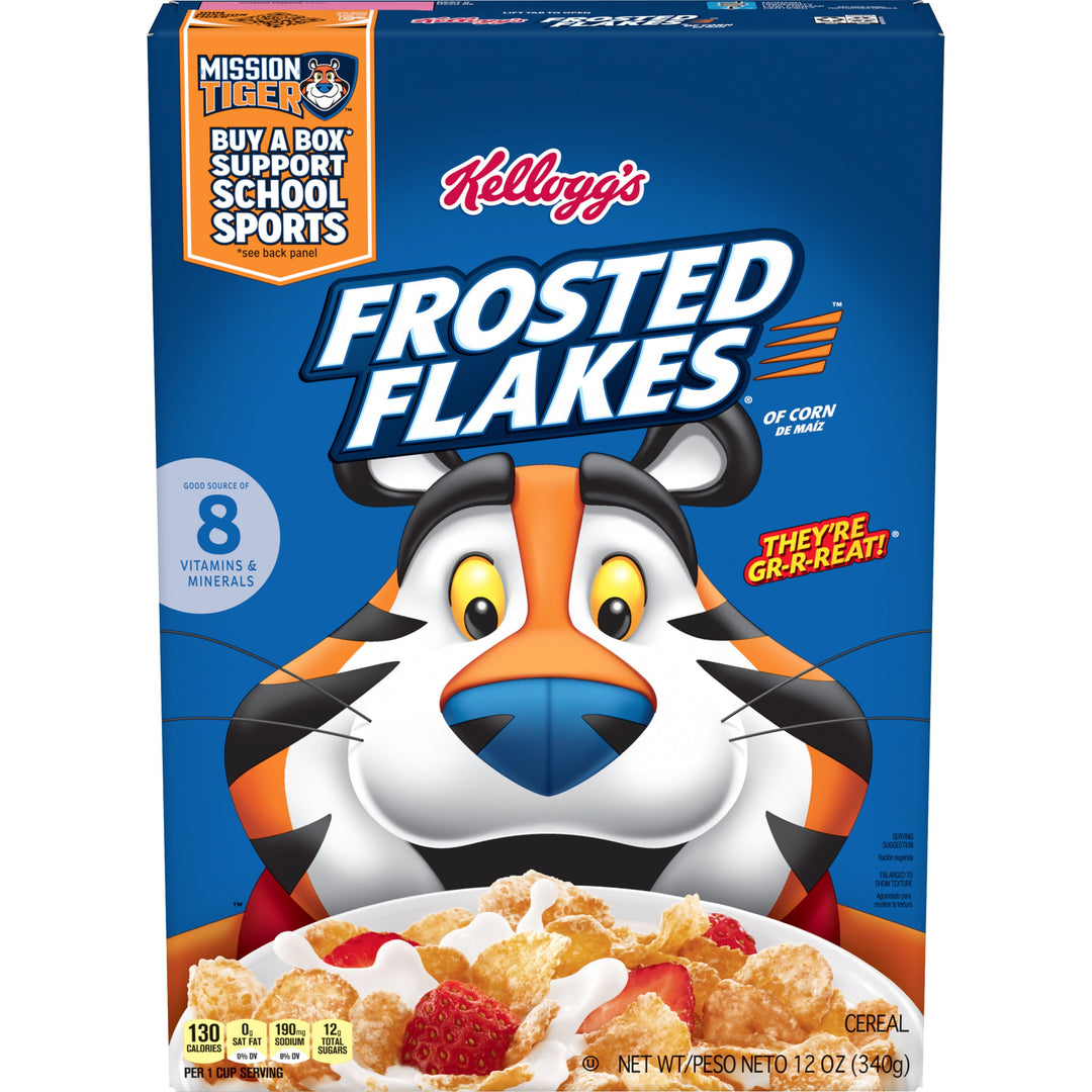 Kellogg's Frosted Flakes Original Cereal-12 oz.-18/Case