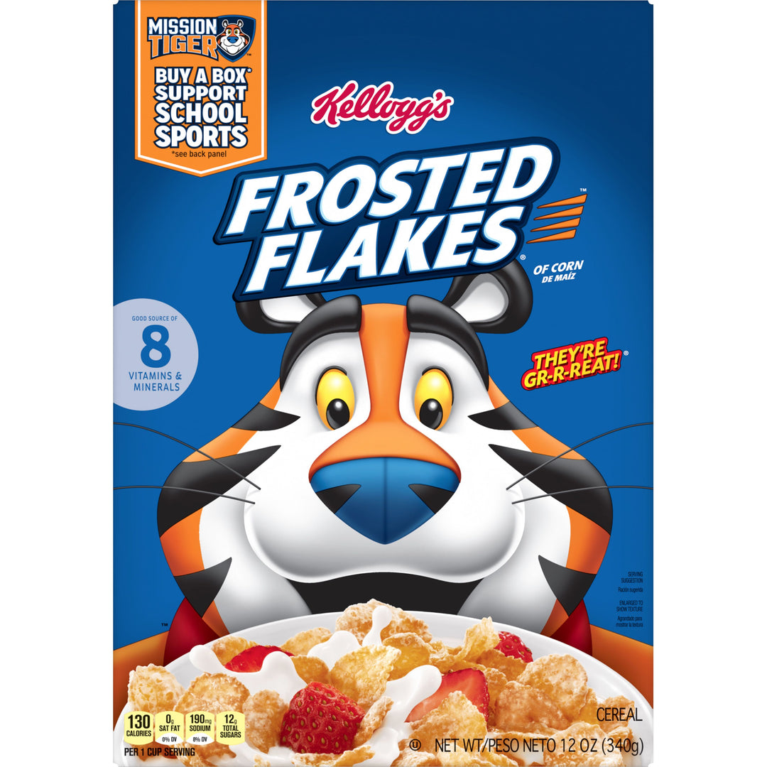 Kellogg's Frosted Flakes Original Cereal-12 oz.-18/Case