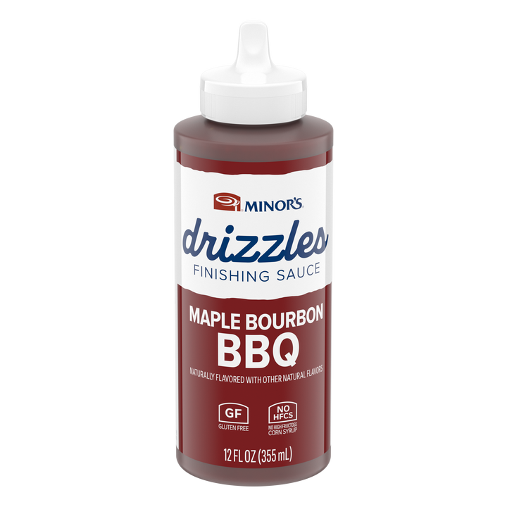 Minor's Maple Bourbon Bbq Drizzle-12 fl. oz.-6/Case