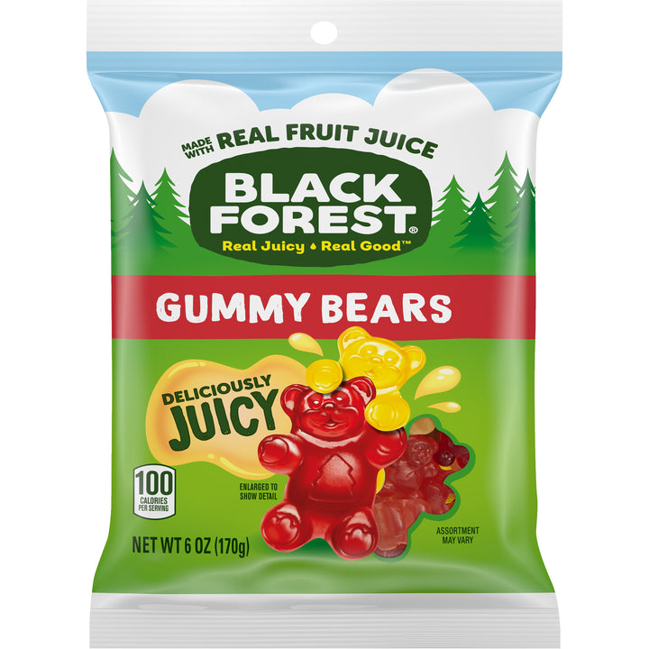Black Forest Gummi Gummy Bear Candies Peg-6 oz.-8/Case