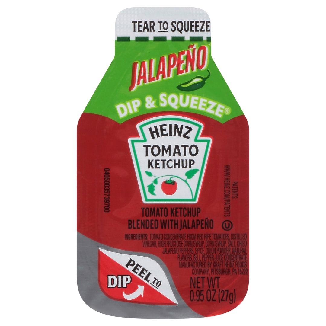 Heinz Jalapeno Ketchup Dip & Squeeze Single Serve Packet-29.68 lbs.-1/Case