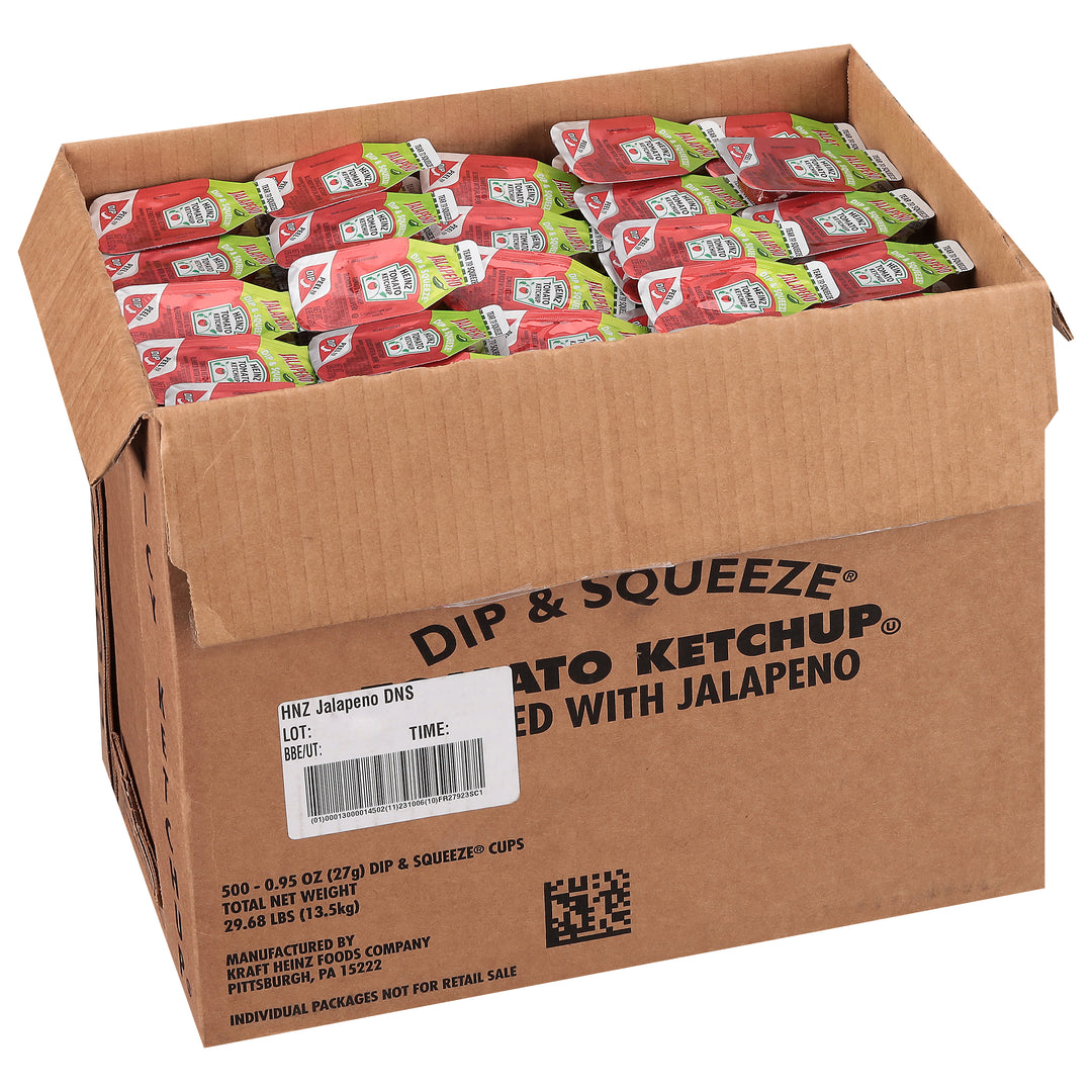 Heinz Jalapeno Ketchup Dip & Squeeze Single Serve Packet-29.68 lbs.-1/Case