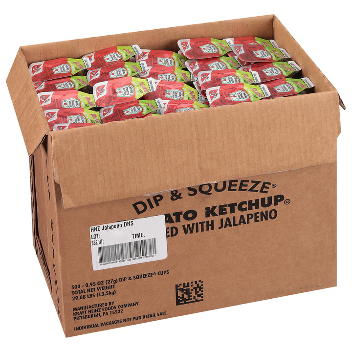 Heinz Jalapeno Ketchup Dip & Squeeze Single Serve Packet-29.68 lbs.-1/Case