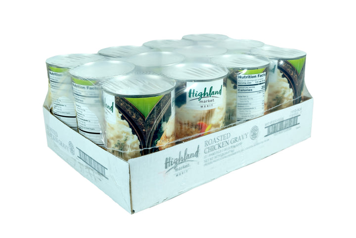 Highland Market Merit Roasted Chicken Gravy-49 oz.-12/Case