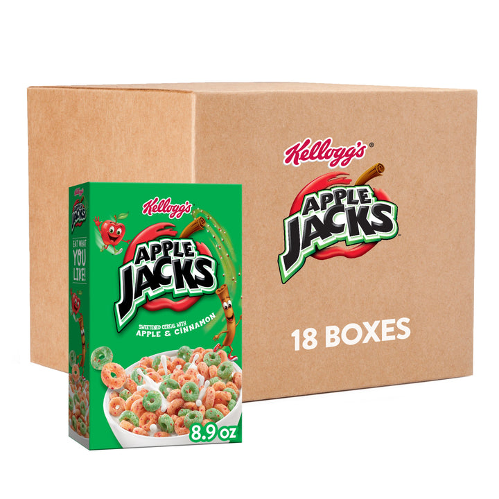 Kellogg's Apple Jacks Original Cereal-8.9 oz.-18/Case