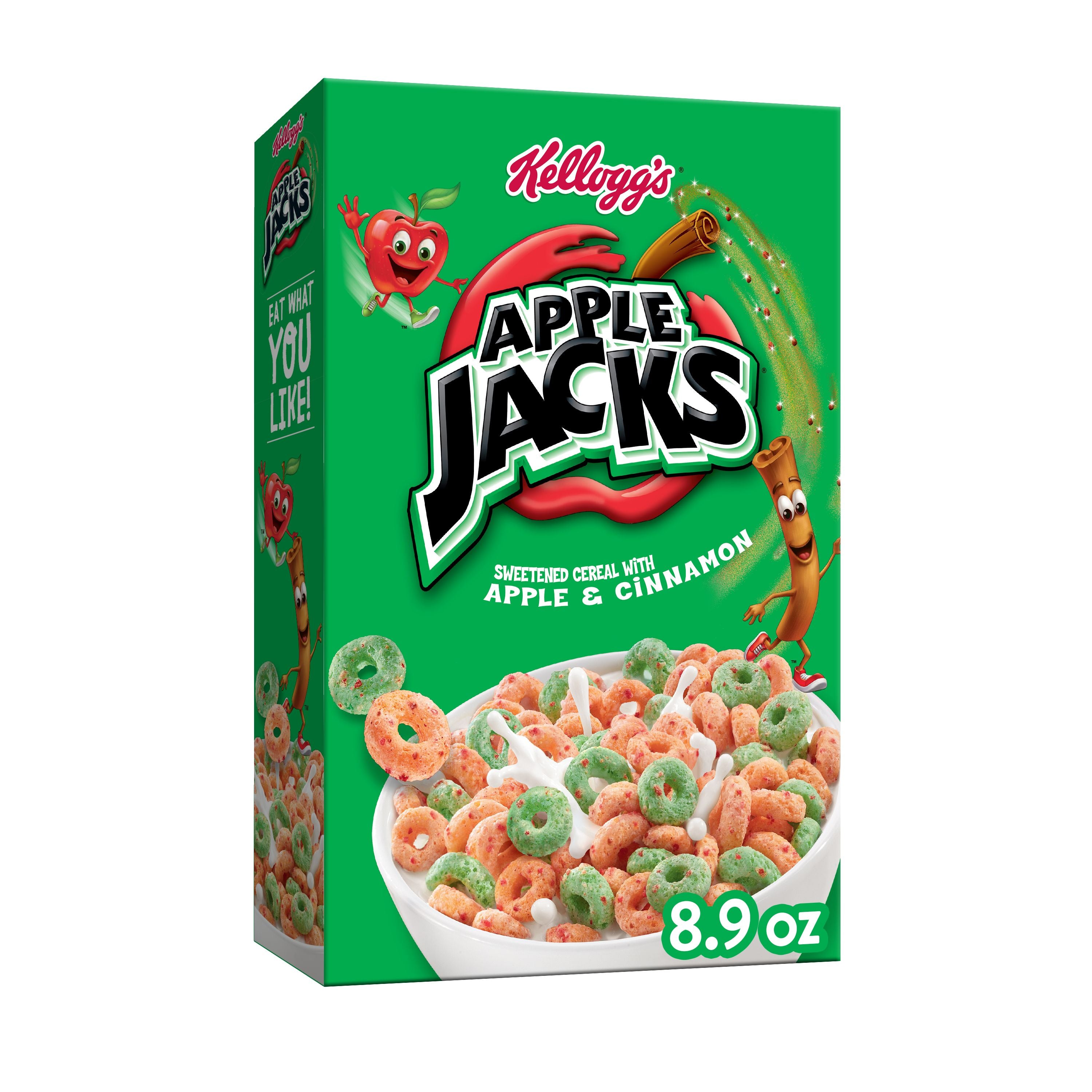 Kellogg's Apple Jacks Original Cereal-8.9 oz.-18/Case MPN