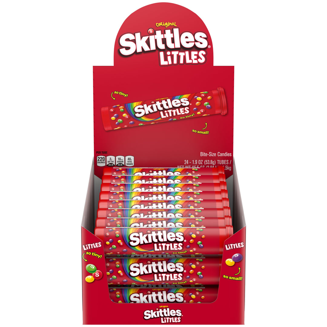 Skittles Original Share Size Mega Tube Each-1.9 oz.-24/Box-6/Case