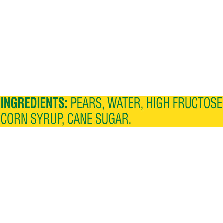 Del Monte Pears Sliced In Heavy Syrup-15.25 oz.-12/Case