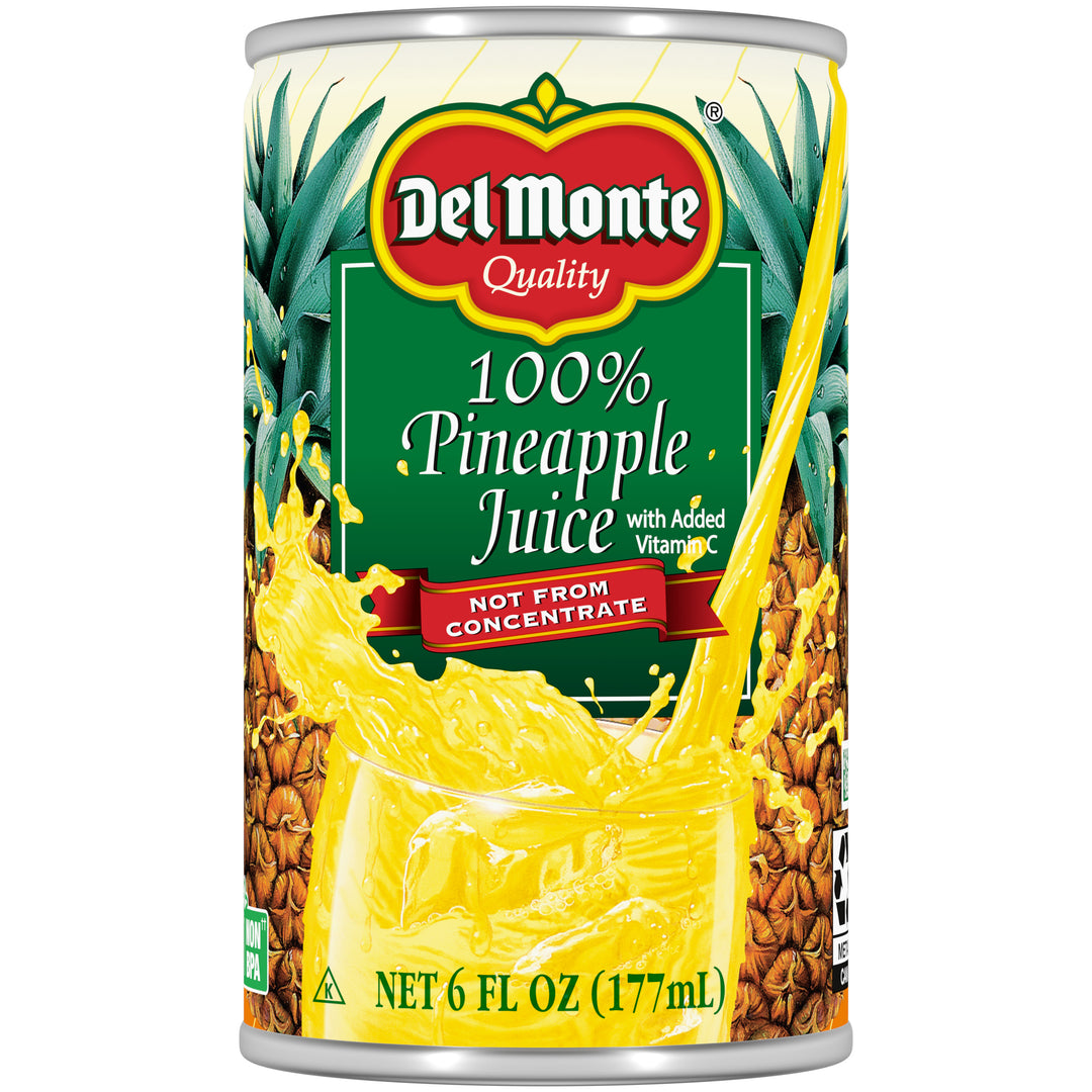 Del Monte Pineapple Juice 48/6Floz-6 oz.-48/Case