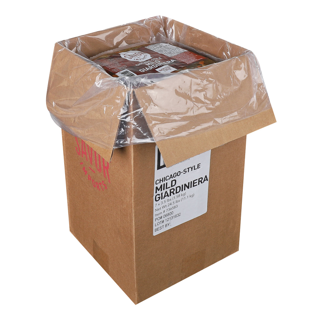 Savor Imports Chicago Style Mild Giardiniera-3.5 lbs.-7/Case