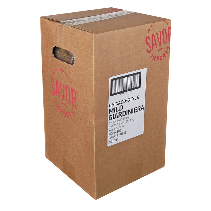 Savor Imports Chicago Style Mild Giardiniera-3.5 lbs.-7/Case