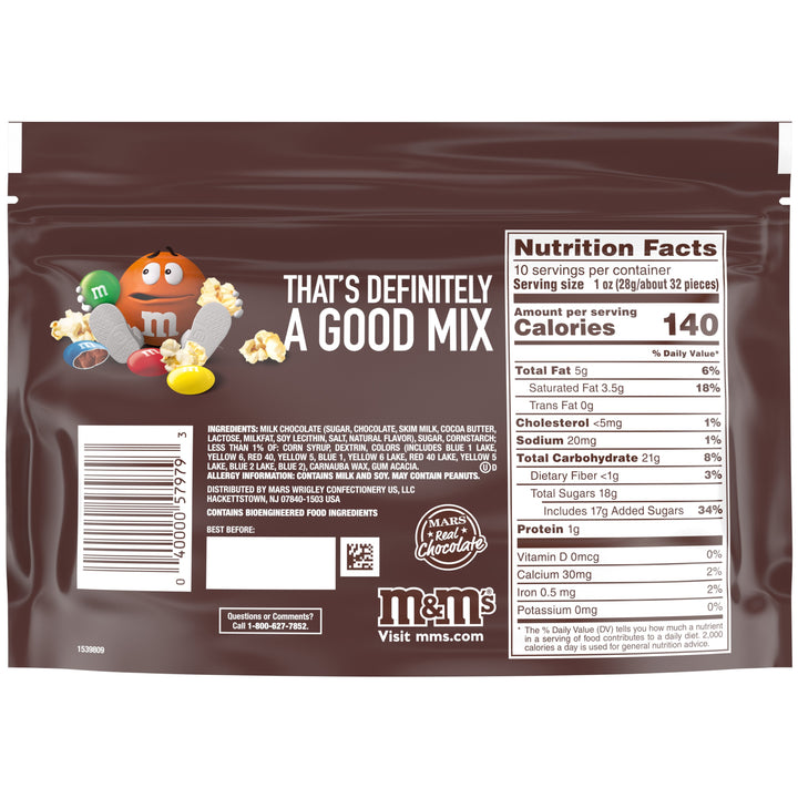 M&M's Milk Chocolate Stand Up Pouch-10 oz.-12/Case