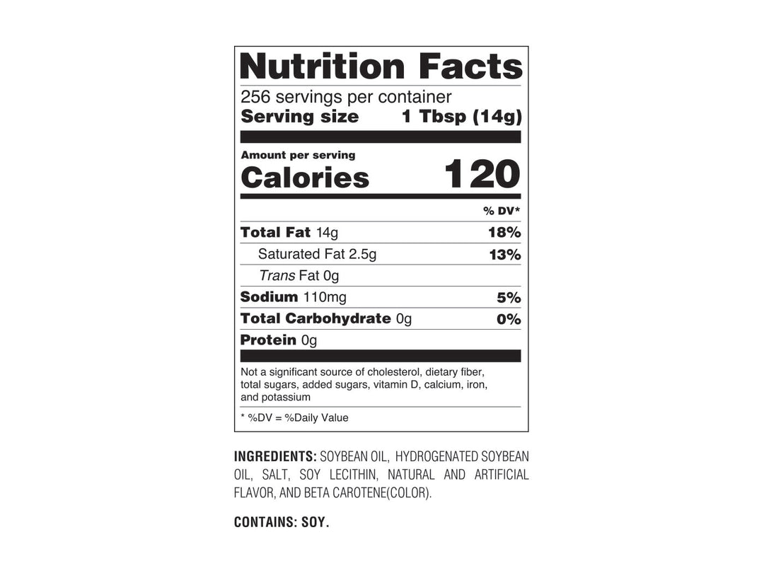 Versa Premier Liquid Butter Alternative-1 Gallon-3/Case