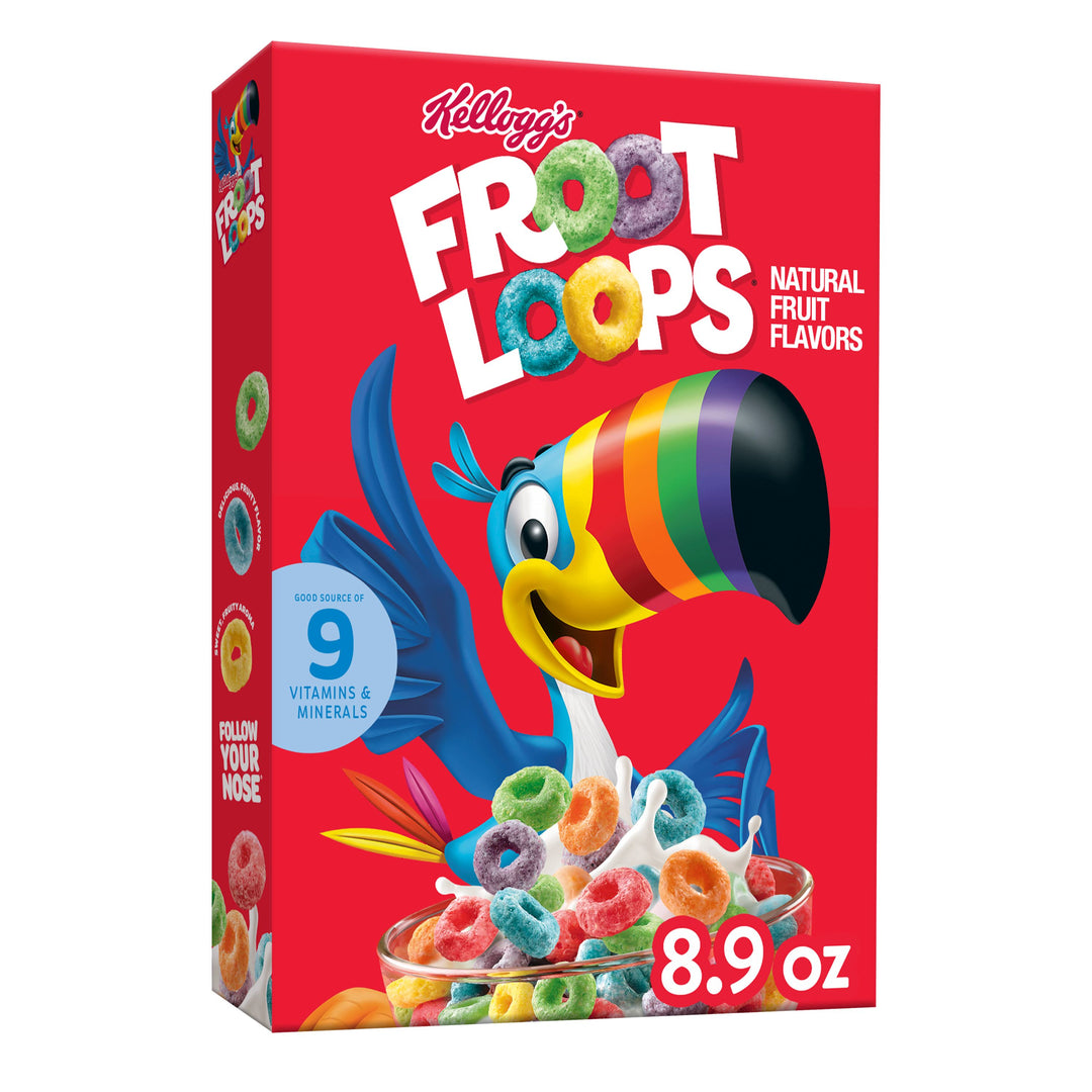 Kellogg's Froot Loops Cereal Original-8.9 oz.-18/Case