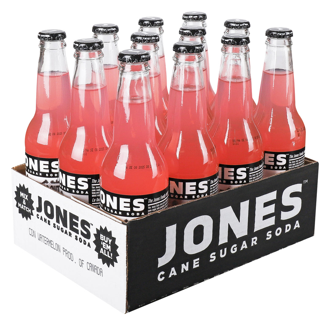 Jones Soda Co Watermelon-12 fl. oz.-12/Case