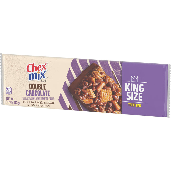 Chex Mix Double Chocolate King Size Bars-2.2 oz.-12/Box-8/Case