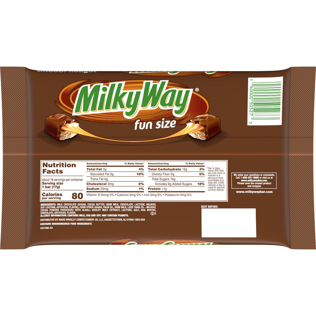 Milky Way Funsize Display Ready Case/Bag-16 Count-1/Case