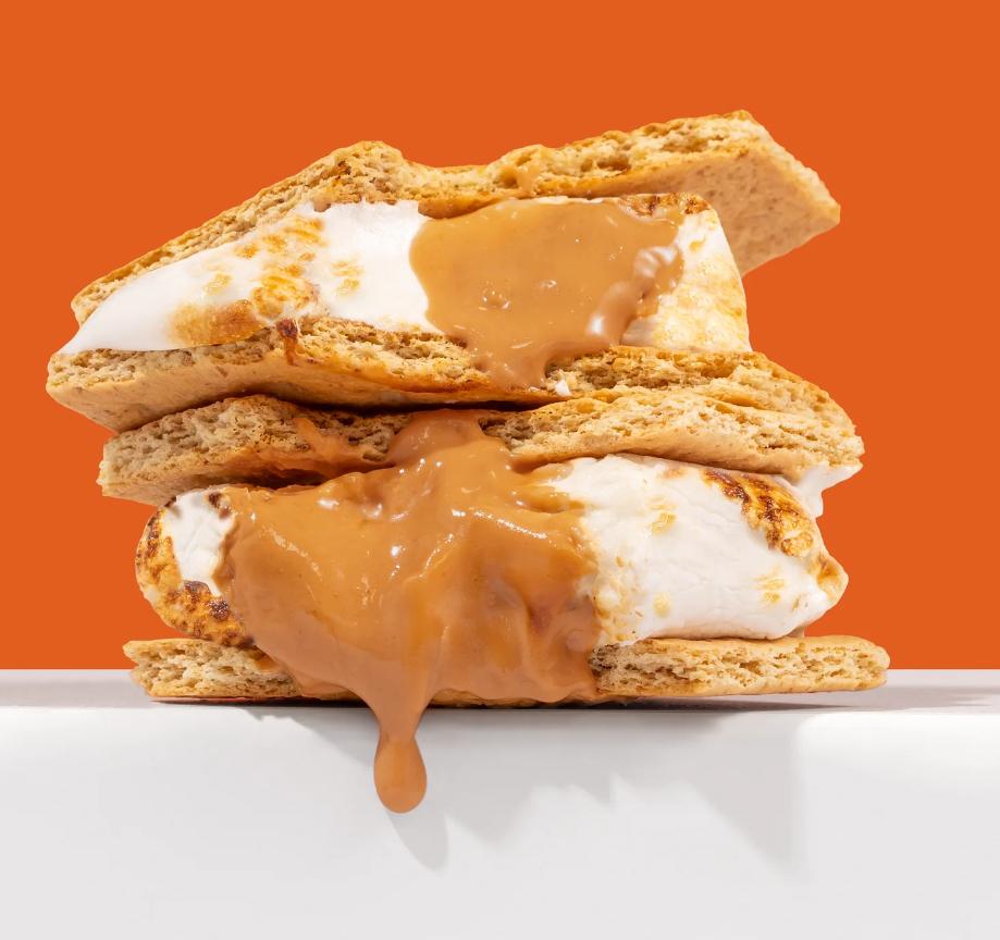 Stuffed Puffs Vanilla Marshmallow With Caramel Center - Case-8.6 oz.-6/Case