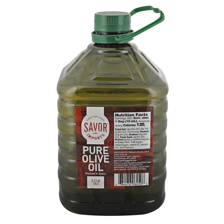 Savor Imports Pure Olive Oil-3 L-4/Case