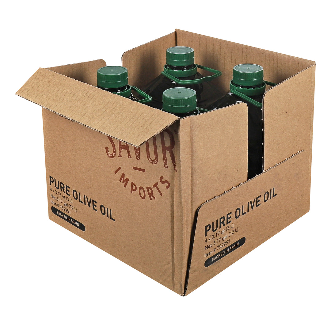 Savor Imports Pure Olive Oil-3 L-4/Case