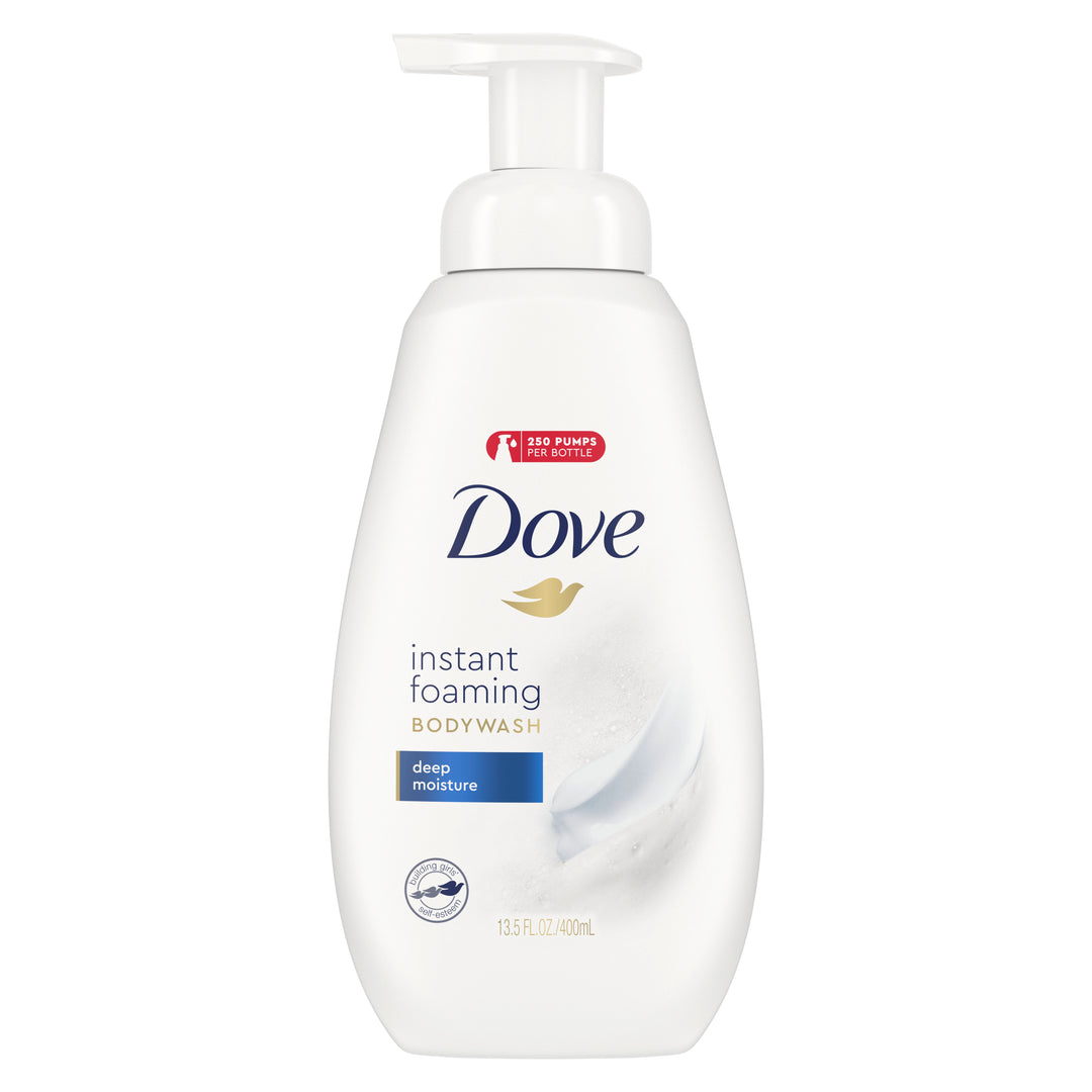 Dove Body Wash Deep Moisture Shower Foam-13.5 fl. oz.-4/Case