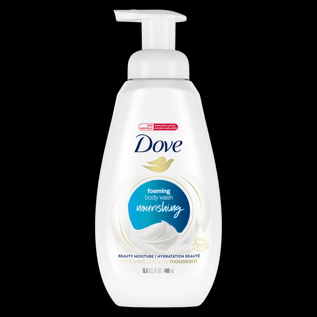 Dove Body Wash Deep Moisture Shower Foam-13.5 fl. oz.-4/Case